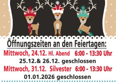 Unsere Öffnungszeiten